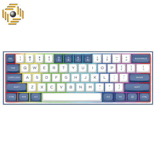 کیبورد بی سیم گیمینگ ردراگون ALCOR QMK K717 PRO