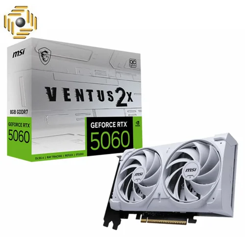 کارت گرافیک MSI RTX 5060 8G Ventus 2X OC White