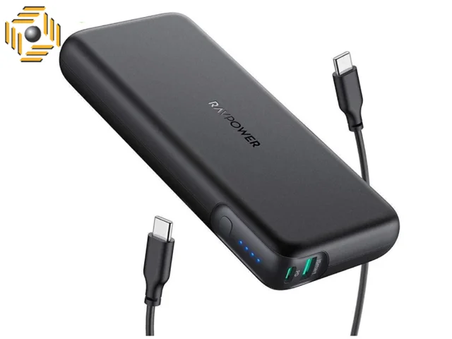 راوپاور RP-PB201 با ظرفیت 20000 میلیآمپر ساعت