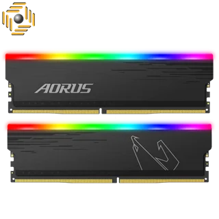 رم دسکتاپ DDR4 دو کاناله 3333 مگاهرتز CL19 گیگابایت مدل AORUS RGB  ظرفیت 16 گیگابایت
