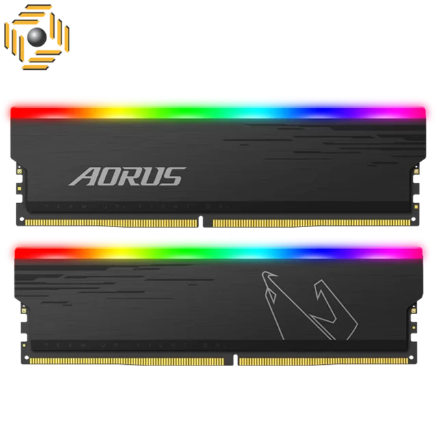 رم دسکتاپ DDR4 دو کاناله 3333 مگاهرتز CL19 گیگابایت مدل AORUS RGB  ظرفیت 16 گیگابایت