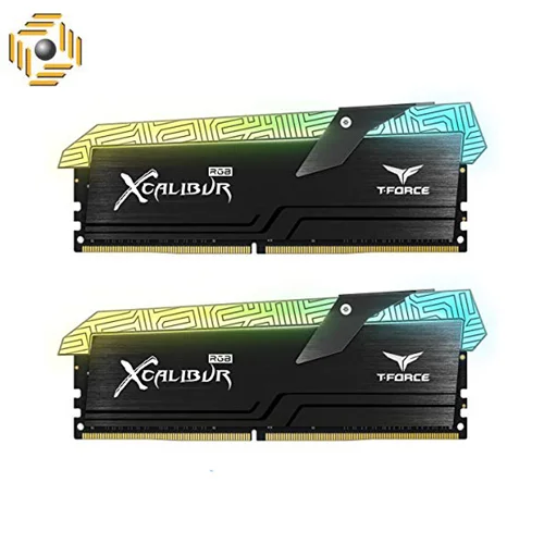 رم دسکتاپ DDR4 دو کاناله 4000 مگاهرتز CL18 تیم گروپ مدل  XCALIBUR RGB Special Editionظرفیت 16 گیگابایت