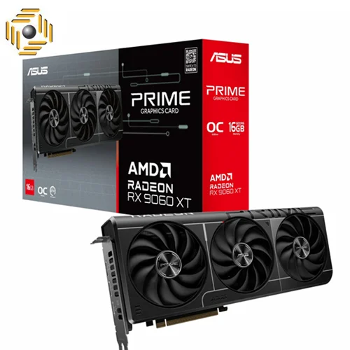 کارت گرافیک ایسوس مدل Prime Radeon RX 9060 XT 16GBGDDR6
