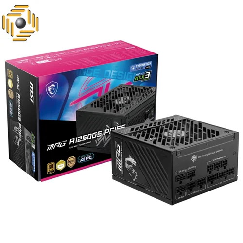 پاور 1250 وات ام اس آی MPG A1250GS PCIE5 Full Modular