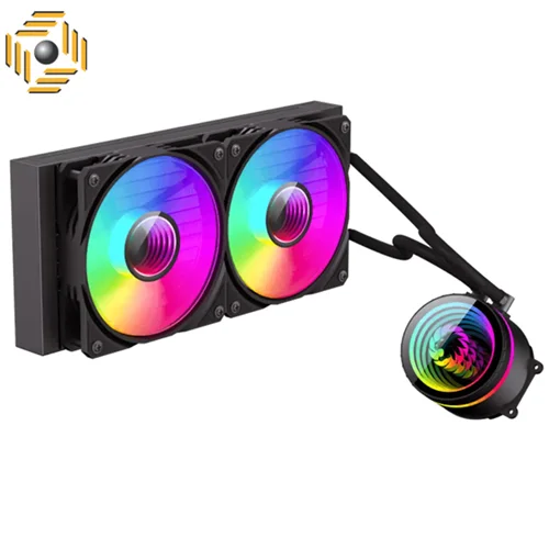 خنک کننده مایع پردازنده گیم مکس IceBurg 240 Infinity Black