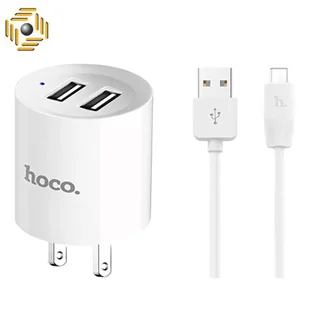 شارژر دیواری هوکو مدل C14 همراه با کابل microUSB