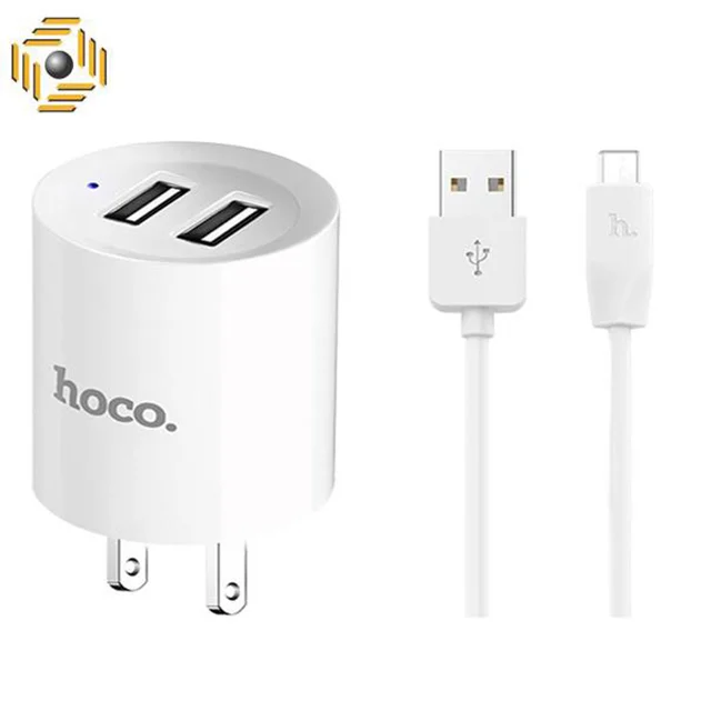 شارژر دیواری هوکو مدل C14 همراه با کابل microUSB