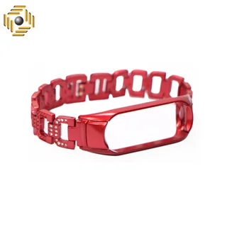 بند مدل نگین مناسب برای مچ بند هوشمند شیائومی mi band 3/4