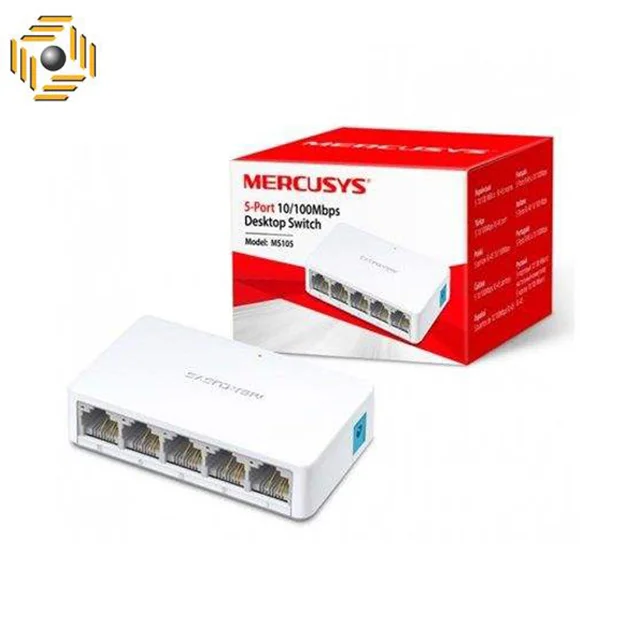 سوییچ 5 پورت مرکوسیس مدل MS105