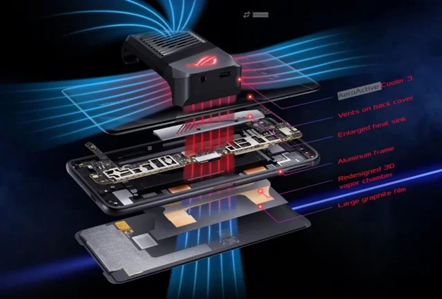 گوشی موبایل ایسوس مدل ROG Phone 3 ZS661KS دو سیم کارت ظرفیت 512 گیگابایت