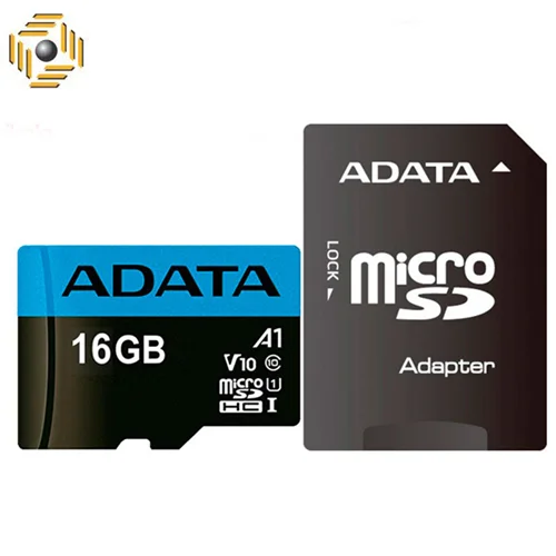 کارت حافظه‌ microSDHC اي‌ديتا Premier ‌10 UHS-I U1 100MBps ظرفيت 16 گيگابايت به همراه آداپتور SD