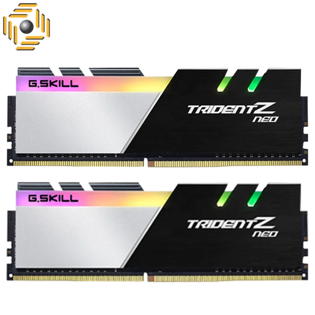 رم دسکتاپ DDR4 دو کاناله 3200 مگاهرتز CL16 جی اسکیل مدل Trident Z Neo ظرفیت 32 گیگابایت