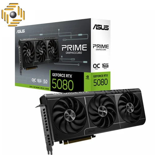 کارت گرافیک ایسوس مدل Prime GeForce RTX 5080 OC Edition 16GB GDDR7