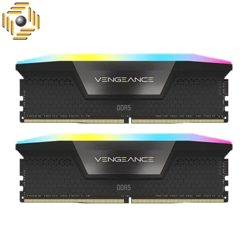 رم کورسیر Corsair VENGEANCE RGB 64GB 32GBx2 5200MHz CL40 DDR5