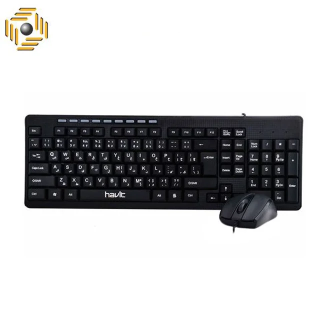 کیبورد و ماوس هویت مدل HV-KB672CM