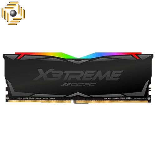 رم او سی پی سی دسکتاپ DDR4 تک کاناله 3200 مگاهرتز CL16 مدل X3 RGB BLACK  ظرفیت 8 گیگابایت