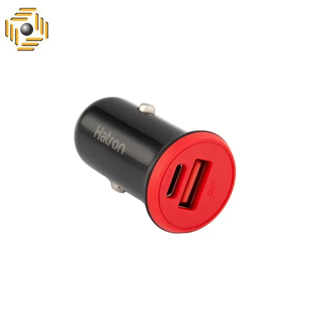 شارژر فندکی 18 وات هترون مدل HCC2181PQ به همراه کابل USB-C