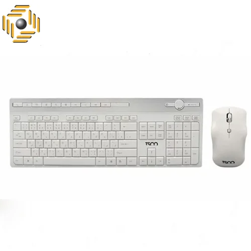 کیبورد و ماوس بی سیم تسکو مدل TKM7106W با حروف فارسی
