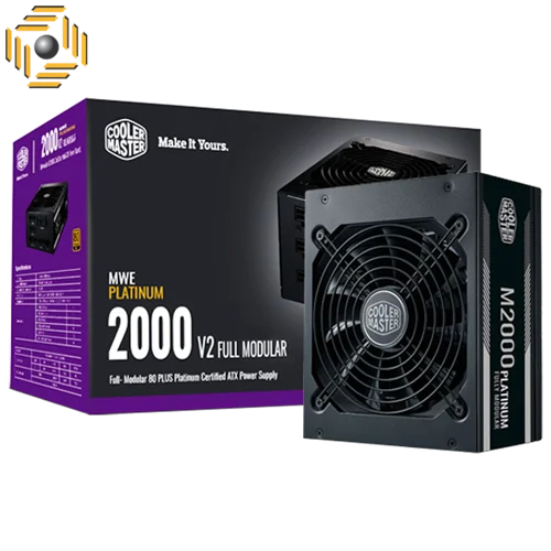 منبع تغذیه 2000 وات کولر مستر مدل M2000 PLATINUM