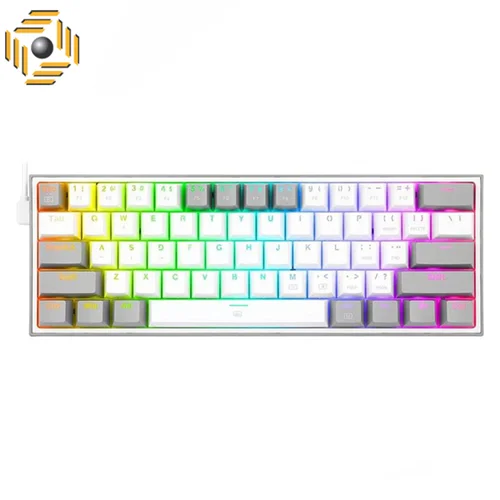 کیبورد مکانیکال گیمینگ ردراگون K617 FIZZ RGB White/Grey