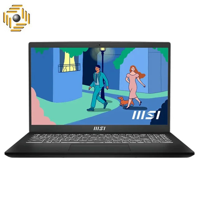 لپ تاپ 15.6 اینچی ام اس آی مدل Modern 15 B12MO-i5 1235U-16GB DDR4-512GB SSD-IPS