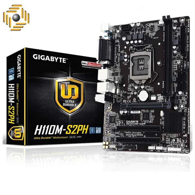 مادربرد گیگابایت مدل GA-H110M-S2PT rev. 1.