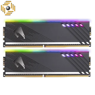 رم دسکتاپ DDR4 دو کاناله 3200 مگاهرتز CL16 گیگابایت مدل (AORUS RGB (With Demo Kitظرفیت 16 گیگابایت