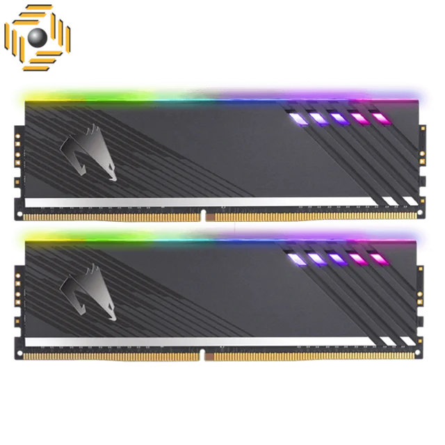 رم دسکتاپ DDR4 دو کاناله 3200 مگاهرتز CL16 گیگابایت مدل (AORUS RGB (With Demo Kitظرفیت 16 گیگابایت