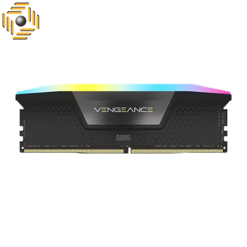 رم کورسیر VENGEANCE RGB Black 16GB 5200MHz CL40 DDR5