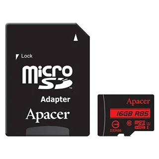 کارت حافظه اپیسر کلاس 10 استاندارد UHS-I U1 سرعت 85MBps همراه با آداپتور SD ظرفیت 16 گیگابایت